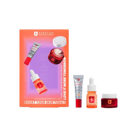 Erborian Kit Skin Therapy Duo + CC Eye Doré 5 ml Rituale Notte e Contorno