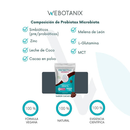 WeBotanix Probiotax Microbiota cacao 150g