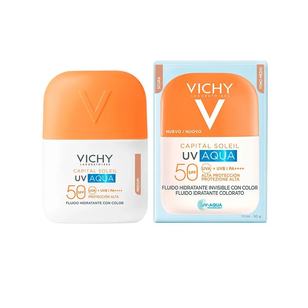 Vichy Capital Soleil UV AQUA Moisturizing Fluid Color Medium SPF