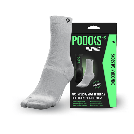 Podoks Calcetines Biomecánicos Running H5 Blancos TS