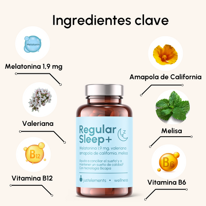 Just Elements Melatonina 1,9 mg Regular Sleep+ Wellness 90 comprimidos