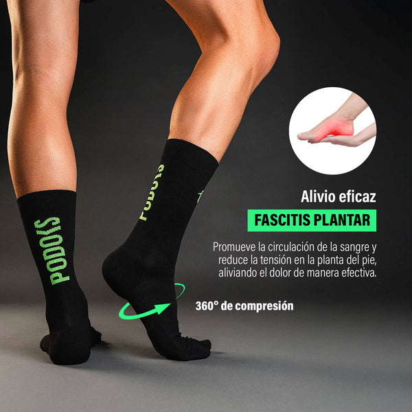 Podoks Calcetines Biomecánicos Running H5 Negros TXS