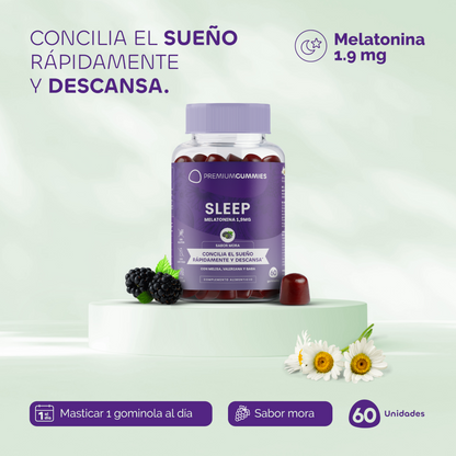 Premium Gummies Sleep 60 gominolas