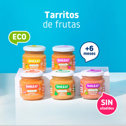 SMILEAT Tarrito Ecológico Tres Frutas 130g-5