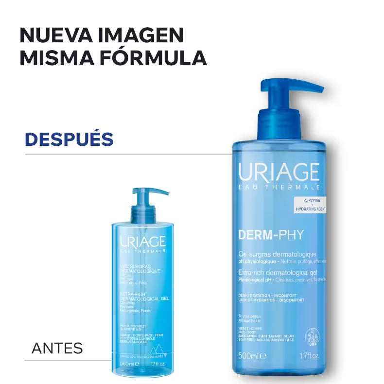 Uriage Surgras Gel Dermatological Liquid 500 ml