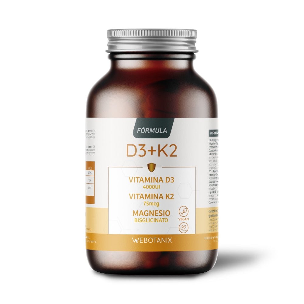 WeBotanix Vitamina D3+K2 Fórmula 60 cápsulas