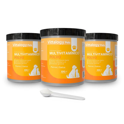 Vittalogy Multivitamínico 3x100 gr【PACK AHORRO】
