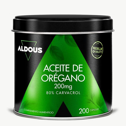 Aldous Bio Aceite de Orégano 200 mg 200 Perlas