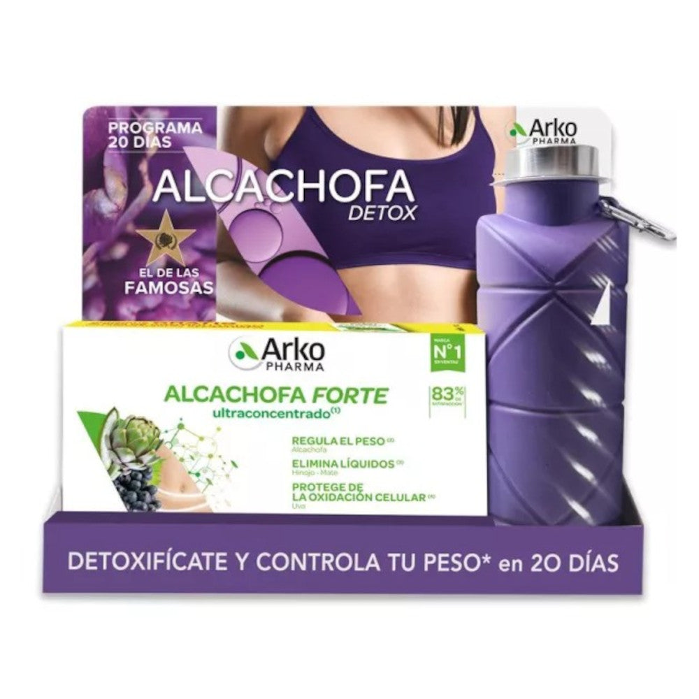 ARKOPHARMA Arkofluido Alcachofa Forte 20 Ampollas + Botella de Regalo