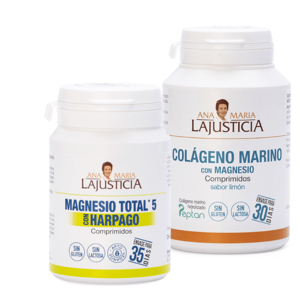 Ana María Lajusticia Pack Articular Completo Colágeno 180comp + Mg Total 70comp