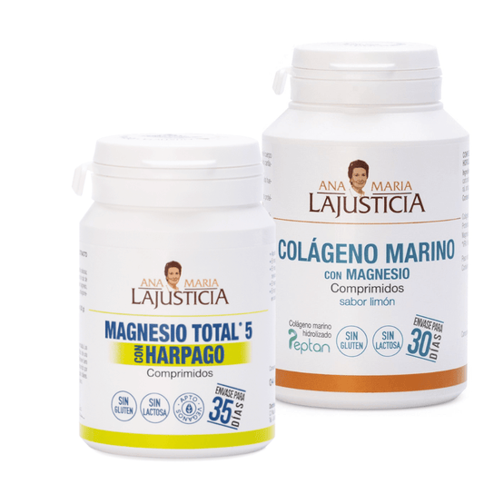 Ana María Lajusticia Pack Articular Completo Colágeno 180comp + Mg Total 70comp