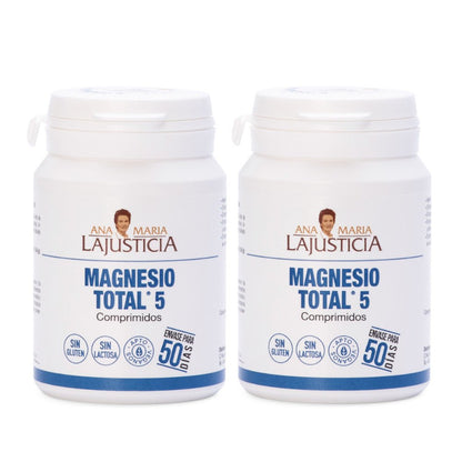 Ana María Lajusticia Magnesio Total 5 Sales Duplo 2x100 Comprimidos
