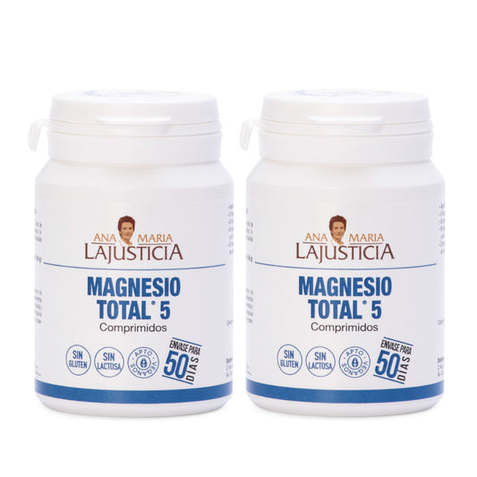 Lajusticia Magnésio Total 5 Sales Duplo 2x100 Comprimidos