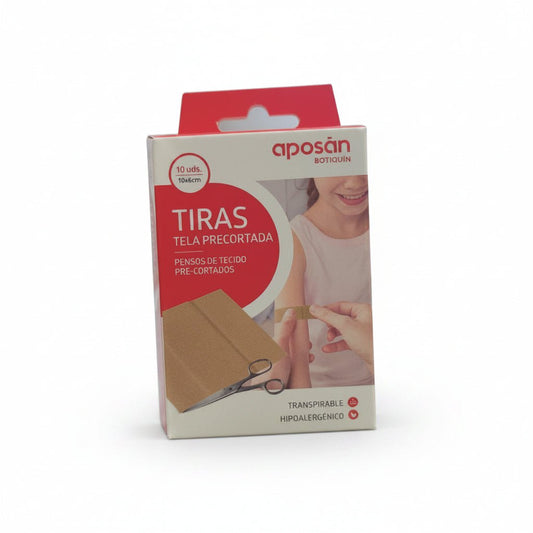 Aposan Bandes de tissu pré-découpées 10x6cm 10 unités