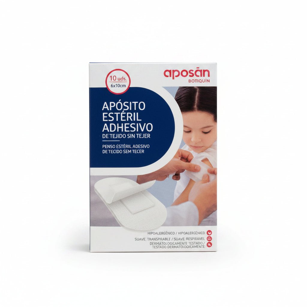 Aposan Apósito Estéril Adhesivo Tejido sin Tejer 6x10cm 10 unidades