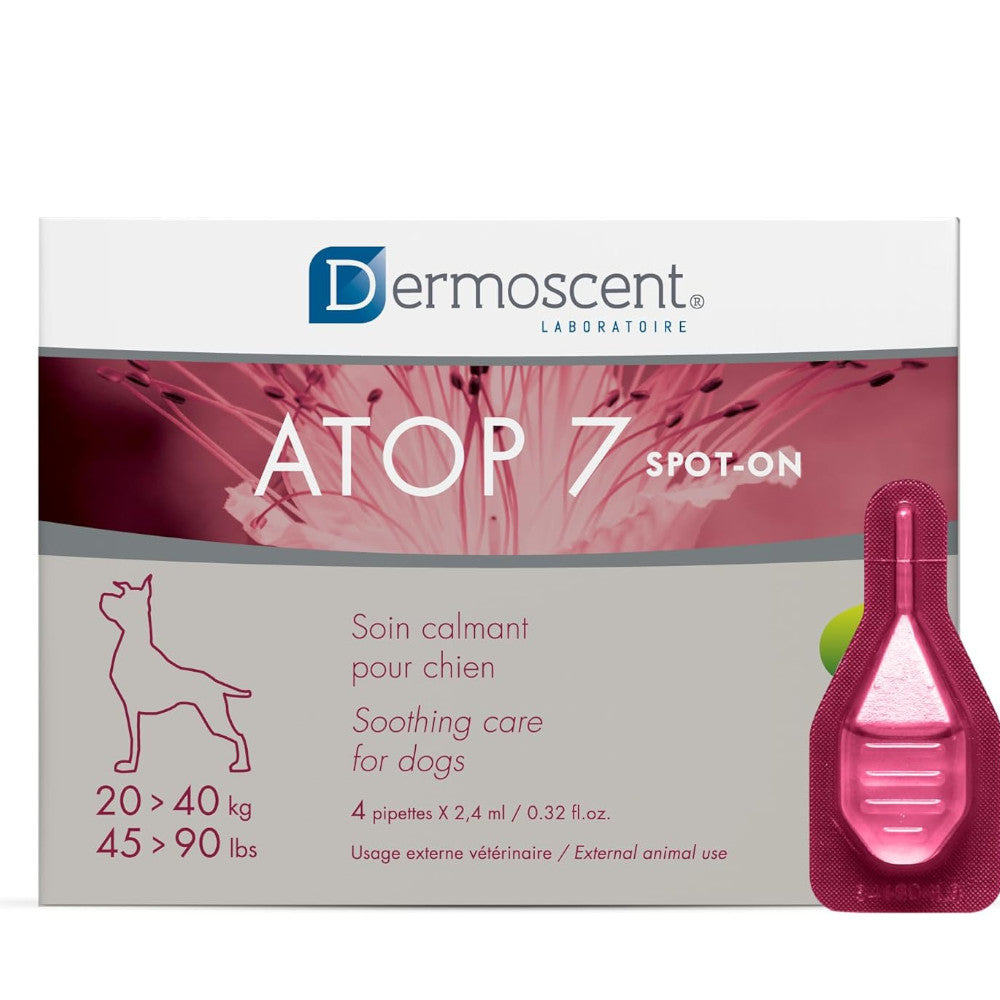 Dermoscent Atop7 Pipetas para Perros y Gatos 4 ud