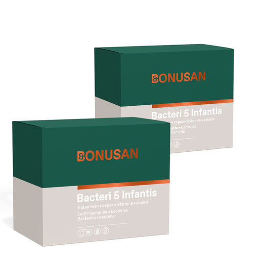 Bonusan Bacteri 5 Infantis Duplo 2x28 Sachês
