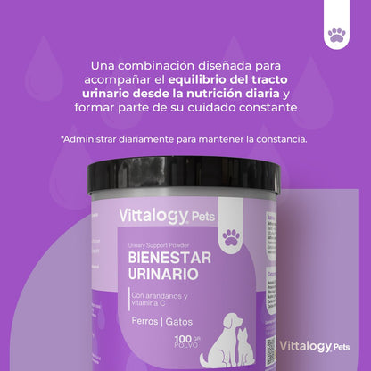 Vittalogy Bienestar Urinario Polvo 100gr