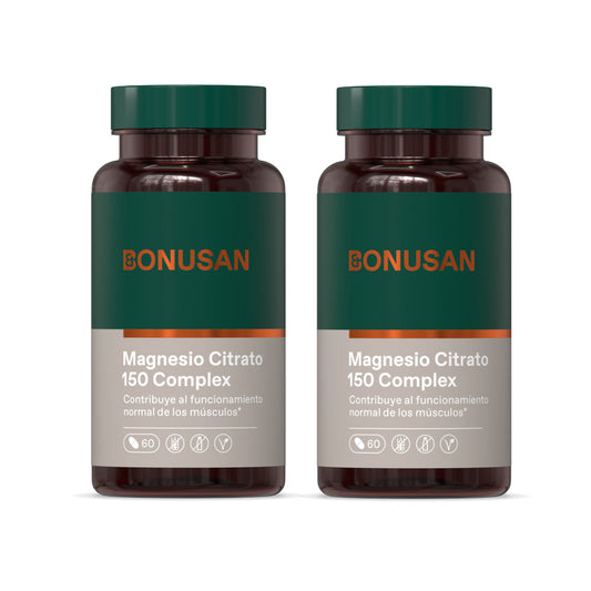 Bonusan Citrate de Magnésium 150 mg Plus Duplo 2x60 comprimés