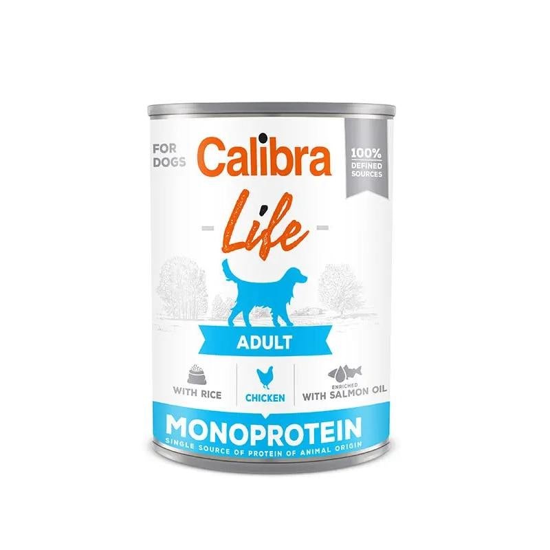 Calibra Dog Life Can Adult Chicken & Rice 6x400g