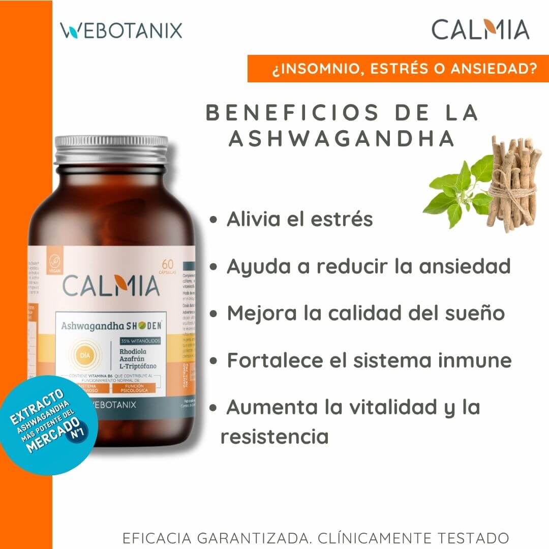 WeBotanix Calmia Día 60 cápsulas
