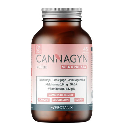WeBotanix Cannagyn Menopausia Noche 45 cápsulas