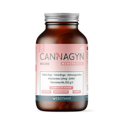 WeBotanix Cannagyn Menopausia Noche 45 cápsulas