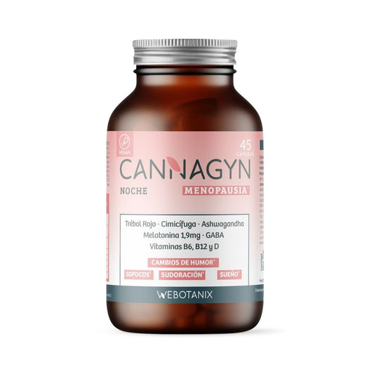 WeBotanix Cannagyn Menopausia Noche 45 cápsulas