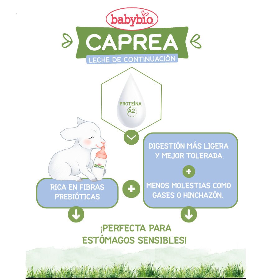 BABYBIO Caprea 3 Leche de Cabra de Crecimiento +12m Duplo 2x800g