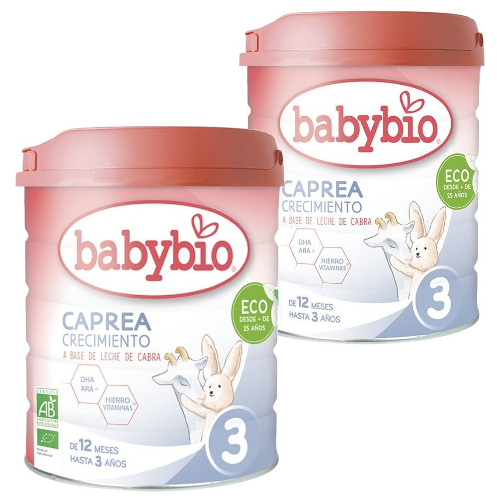 BABYBIO Caprea 3 Latte di Capra per Crescita +12m Doppio 2x800g
