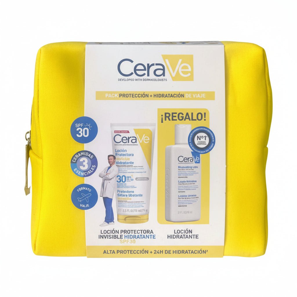 CeraVe Pack Viaje Protección SPF30 75ml + Hidratante 88ml