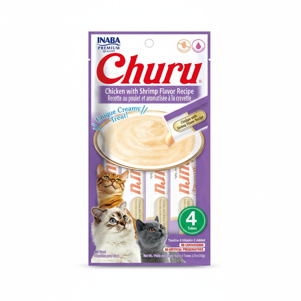 Churu Chicken & Shrimp Recipe Snack Puree 672g