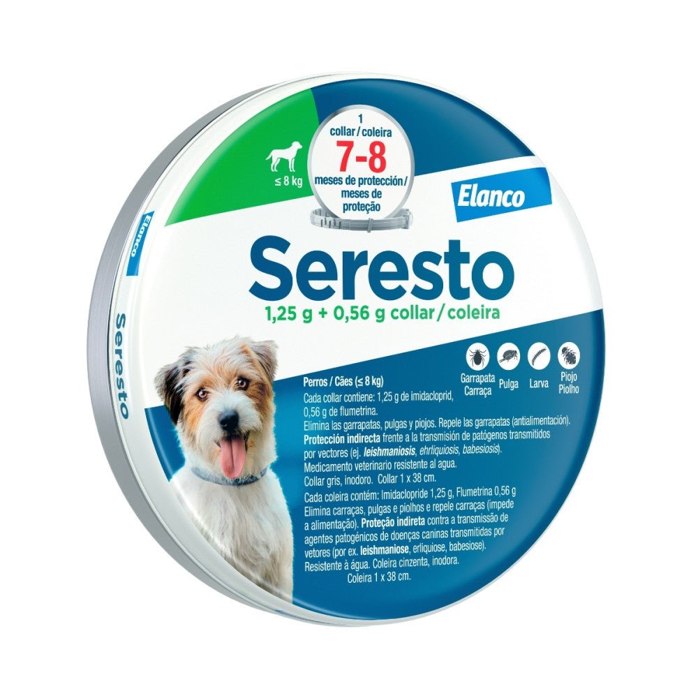 Elanco Seresto Antiparasitic Collar Small Dog <8 kg – Pack 12 units