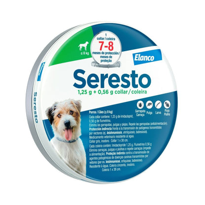 Elanco Seresto Antiparasitic Collar Small Dog <8 kg – Pack 12 units