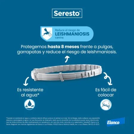 Seresto Collare Cani + 8 Kg 70cm Lattina