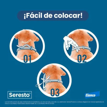 Seresto Collare Cani + 8 Kg 70cm Lattina