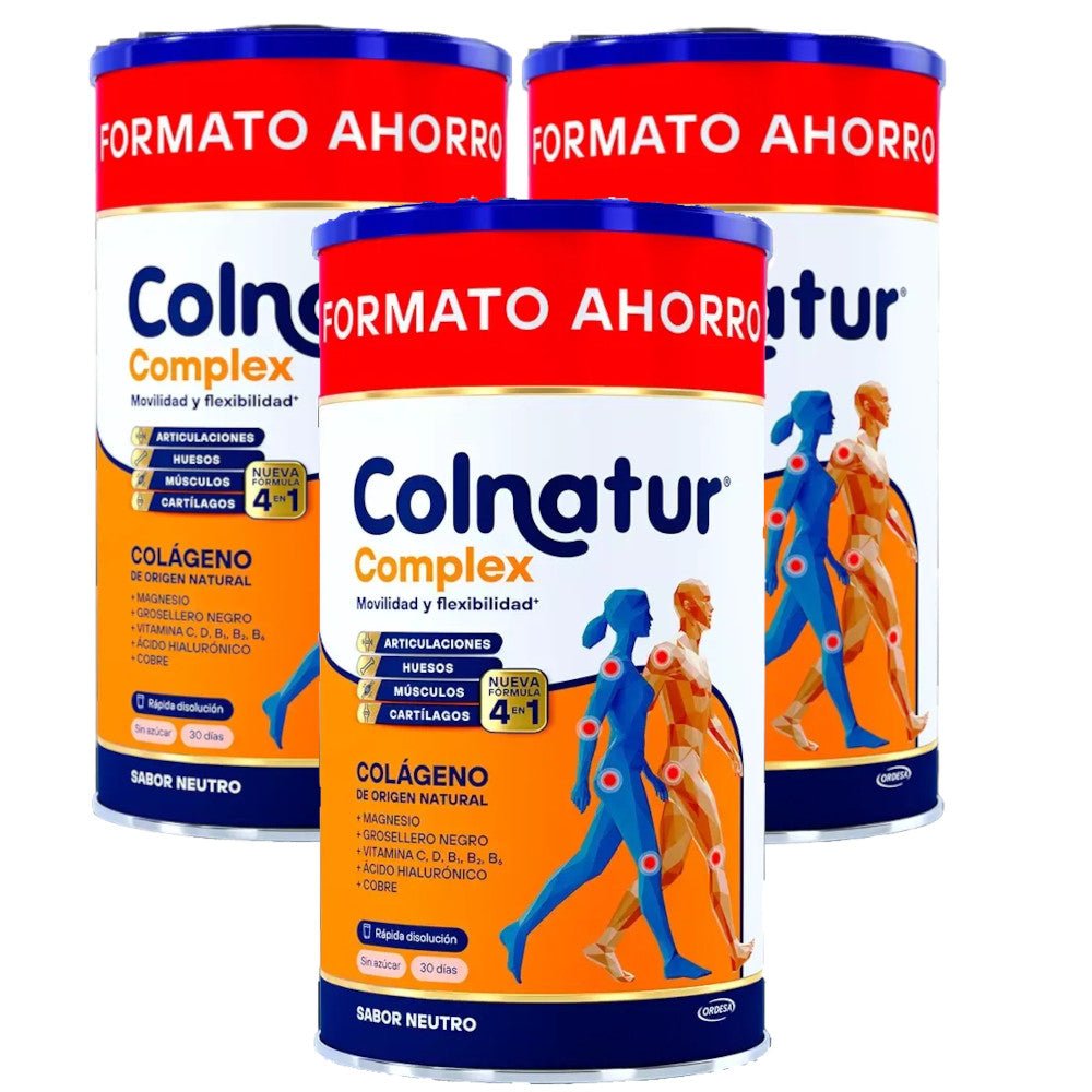 COLNATUR Complex Neutro Colágeno Soluble TRIPLO 3x486g FORMATO AHORRO