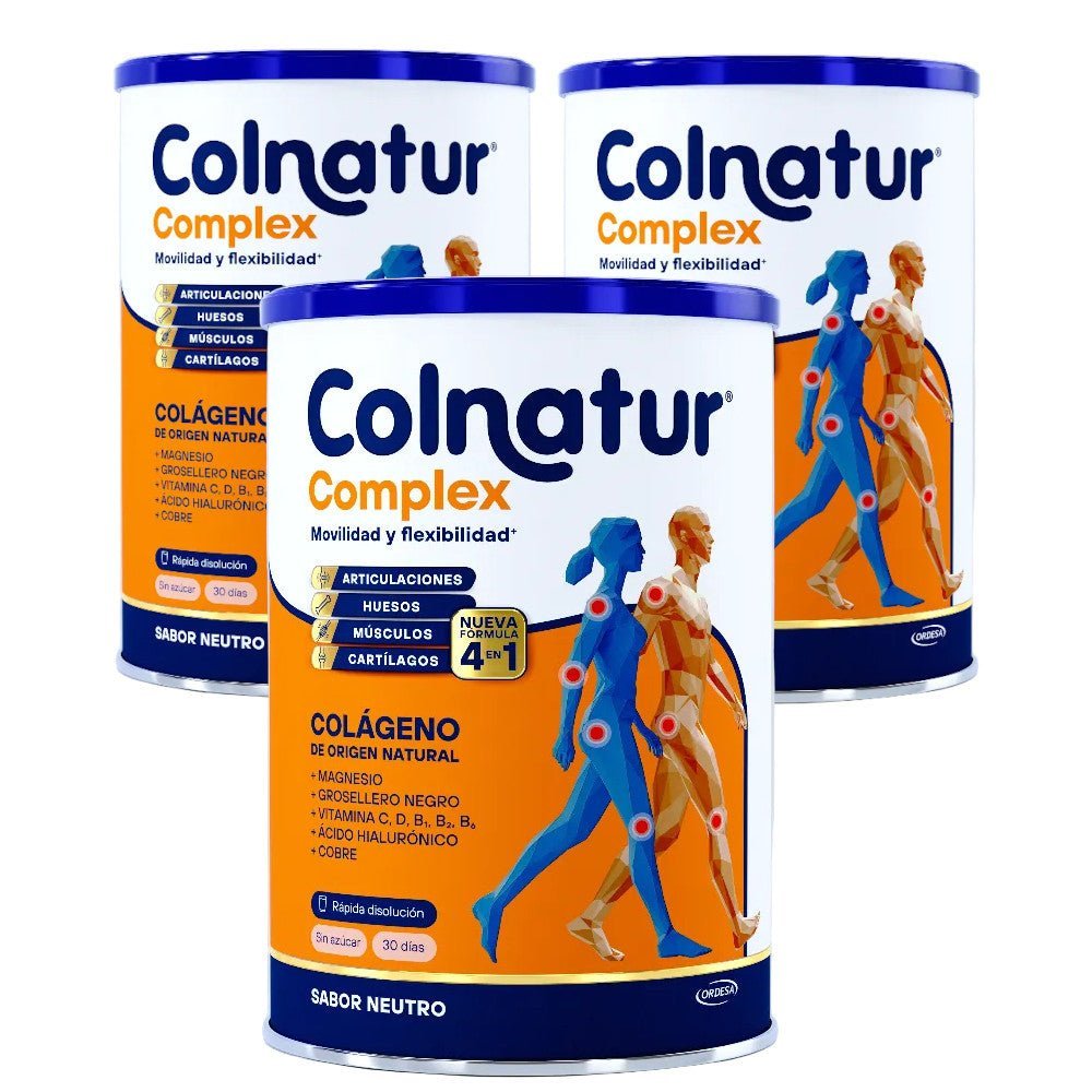 COLNATUR Complex Neutro Colágeno Soluble TRIPLO 3x324g