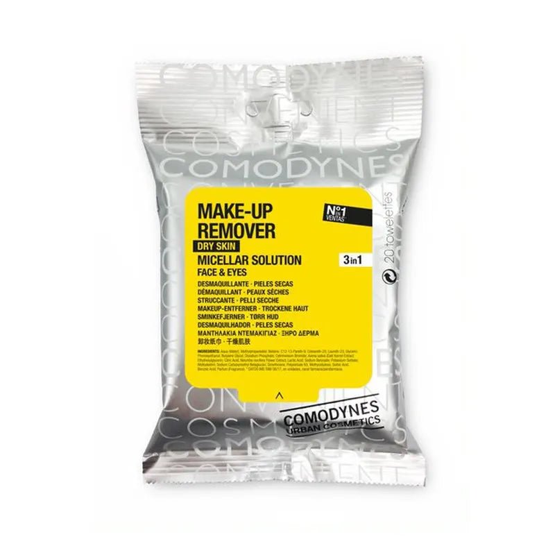 COMODYNES Make-Up Remover Dry Skin 20 Toallitas