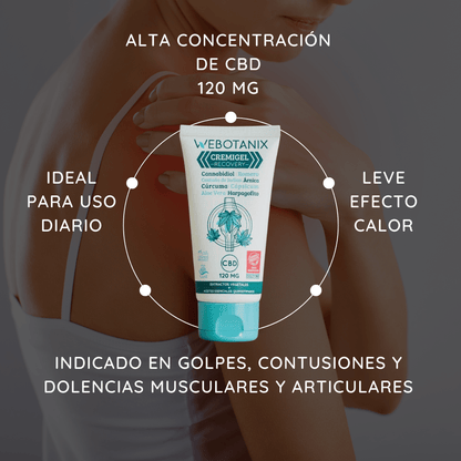 WeBotanix Cremigel Oseo Recovery cbd BIO 75ml