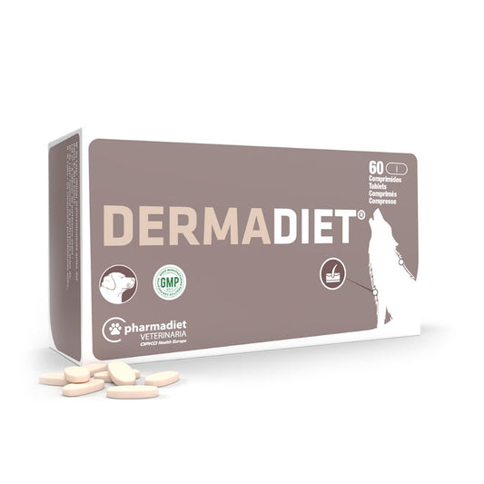 Pharmadiet Dermadiet Zinc Dietary Supplement for Dogs 60 tablets