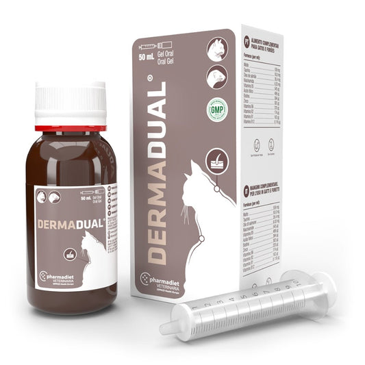 Pharmadiet Dermadual Gel for Cats and Ferrets 55g