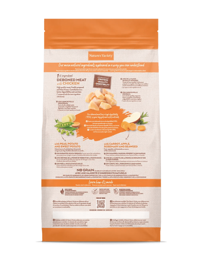 Nature's Variety Dog No Grain Adult Med/Max Pollo 3Kg