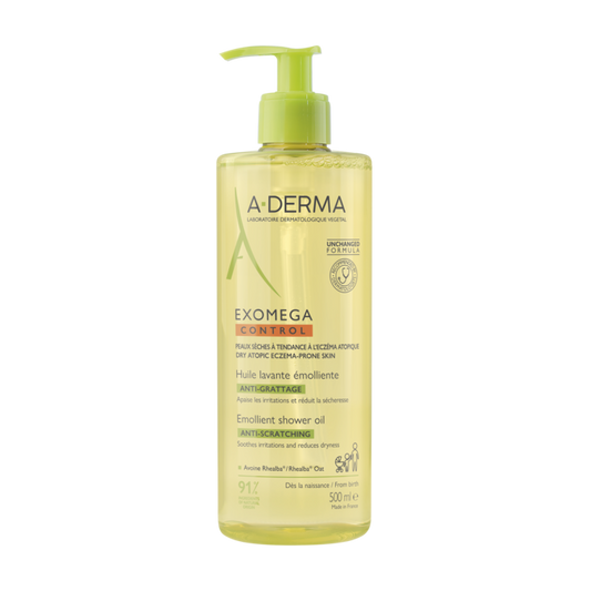 A-Derma Exomega Control Aceite Limpiador Emoliente 1000 ml