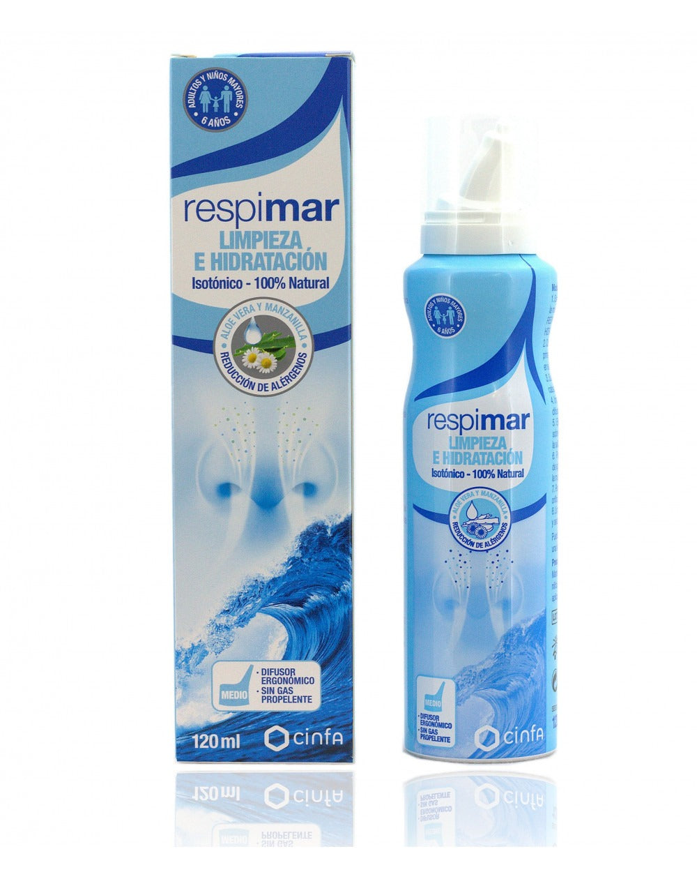 Respimar Limpieza e Hidratación Solución Isotónica 120ml