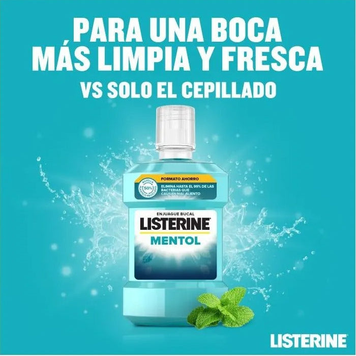 LISTERINE Menthol 750 ml