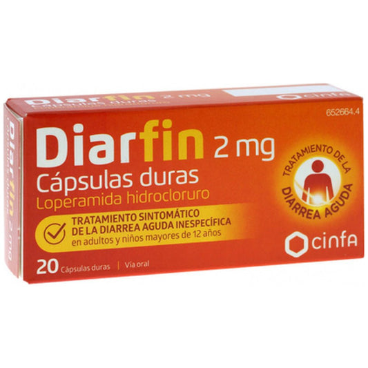 Diarfin 2mg 20 cápsulas
