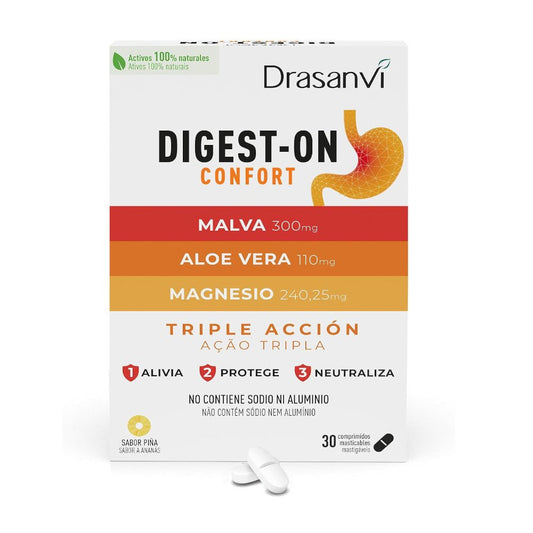 Drasanvi Digest-On Confort 30 comprimidos masticables