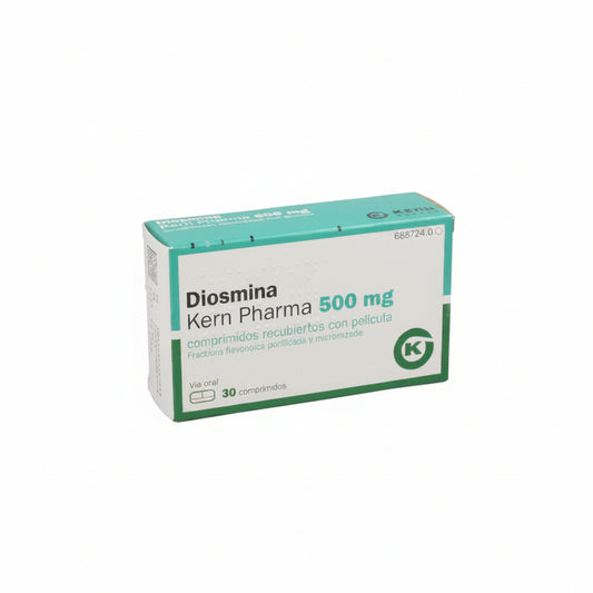 Diosmina Kern Pharma 500 mg 30 Comprimidos Recubiertos
