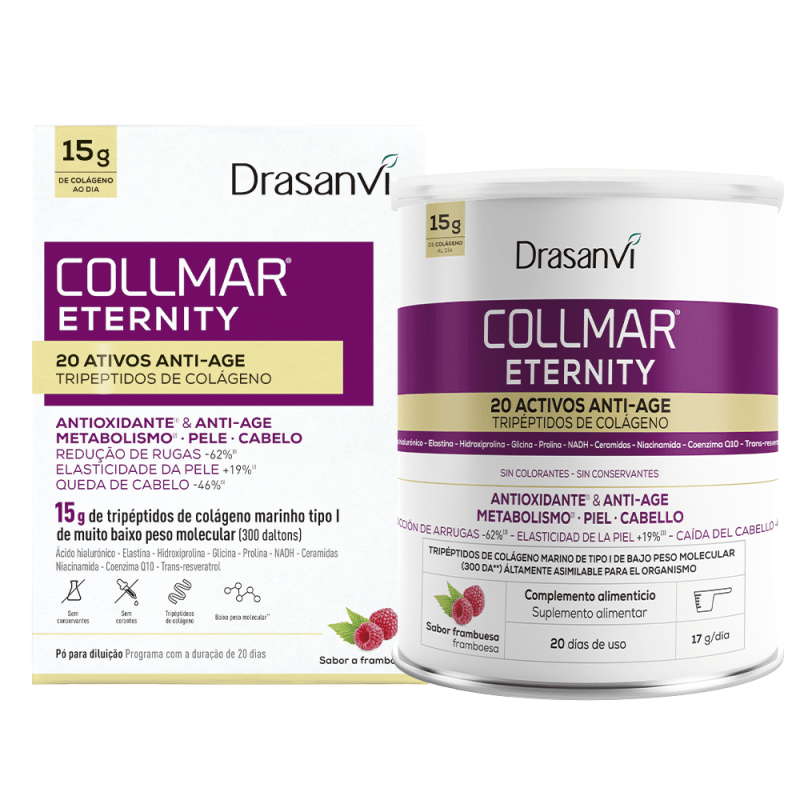 Collmar Eternity 20 Activos Anti-Age Tripéptidos de Colágeno 343g